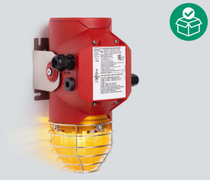 312372 Visual signalling device, LED light fitting, Lens colour: Red, 12 ... 27.20 V DC